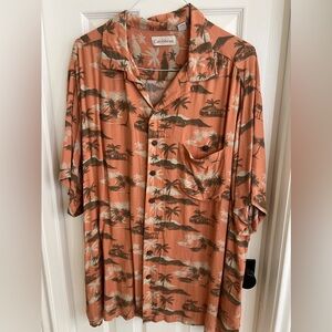 Caribbean Hawaiian Shirt XXL Rayon